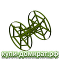 Технологический кабельный барабан разъёмный РТБ 1-0,3