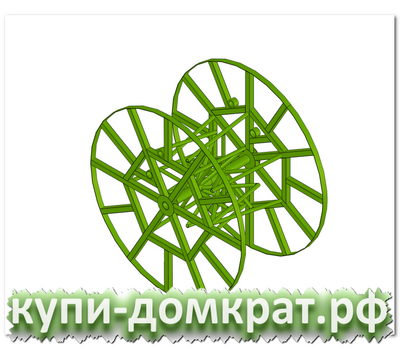 Технологический кабельный барабан разъёмный РТБ 1,7-0,9